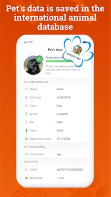 Animal ID - Your Pet Safety App android App screenshot 1